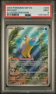 Pokémon Surging Sparks Bruxish Ilustración Raro 200/191 PSA 9 - Imagen 1 de 2