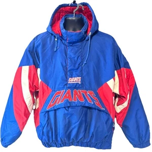 Chaqueta Pullover con Capucha STARTER 90’s GIANTS Acolchada Grande NFL Pro Line Fútbol - Imagen 1 de 21