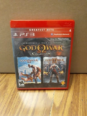 God of War 1 & 2 Remastered (Greatest Hits) PS3 collection title - Image 1 of 3