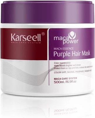 Karseell Mascarilla Capilar Morada 500 ml | Nutrición Profunda con Extracto de M - Imagen 1 de 4