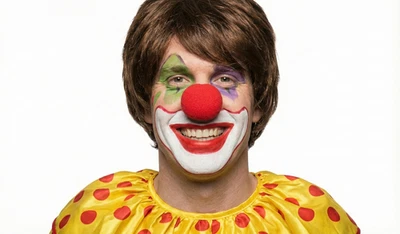 Soft CLOWN NOSE Costume Circus Halloween Spongy Fancy Fun Silly in Red - image 1 of 4