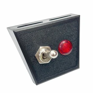 12V 25A Red Toggle Switch & Red Warning Light + Mounting Panel Classic Car Boat - Picture 1 of 1