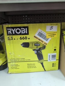 Taladro eléctrico con cable de velocidad variable Ryobi D43K 5,5 amperios sin llave 3/8" grado B - Imagen 1 de 3