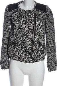 MANGO Chaqueta de entretiempo Mujeres Chaqueta Talla EU 34 blanco-negro - Imagen 1 de 5