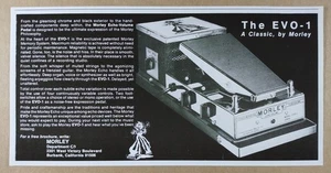 1976 Morley EVO-1 Echo-Volume Pedal vintage print Ad - Picture 1 of 1