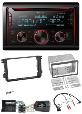 Pioneer 2DIN DAB Lenkrad Bluetooth USB CD Autoradio für VW T6 2015-2019 - Bild 1 von 4