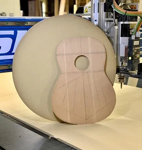 Gitarrenbauradius Geschirr Gitarrenbauer Werkzeuge & Vorrichtungen 15 Fuß Radius Schale/Scheibe - Bild 1 von 9