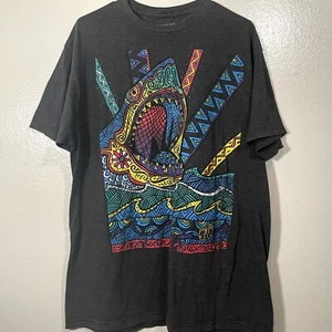 Tie Dye Shark - HangTen Rainbow Pattern Great White Shark - XL - Picture 1 of 3