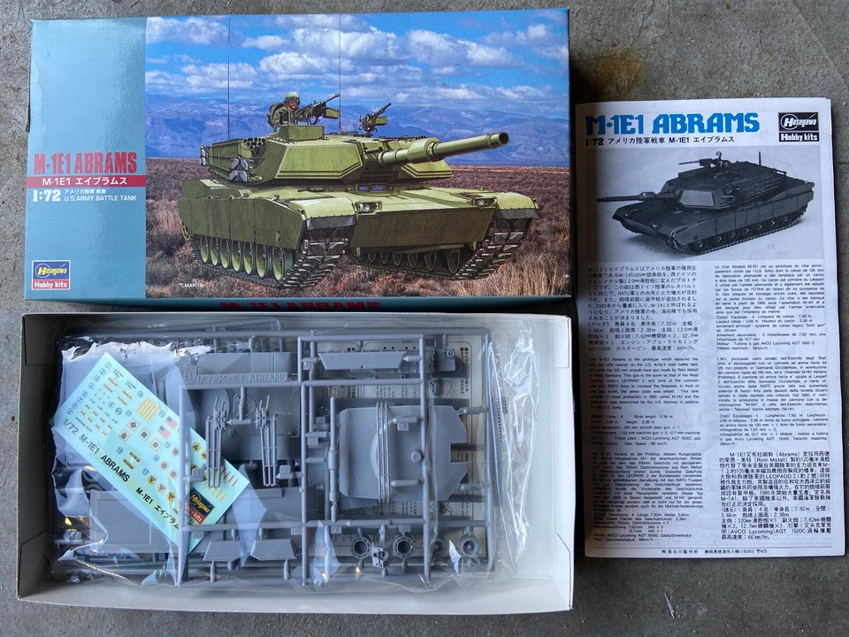 M1E1 Abrams Hasegawa 1/72 - Immagine 1 di 1