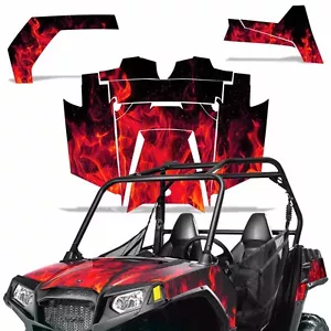 UTV SXS Graphics Decals Stickers For Polaris RZR 570 ICE R - Picture 1 of 4