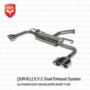EVC DUAL EXHAUST SYSTEM for HYUNDAI 2017 2018 2019 2020 ELANTRA SPORT [JUN B.L] - Zdjęcie 1 z 11