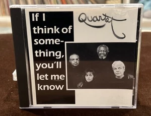 QUARTET If I Think of Something You'll Let Me Know CD Bob Ackerman Pam Purvis - Bild 1 von 3