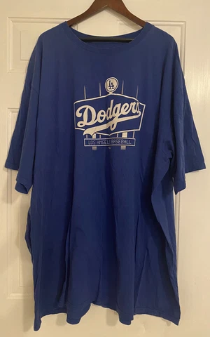 Majestic LA Dodgers Kershaw 22 Blue T Shirt Men’s Big & Tall MLB Baseball 5XL Cover