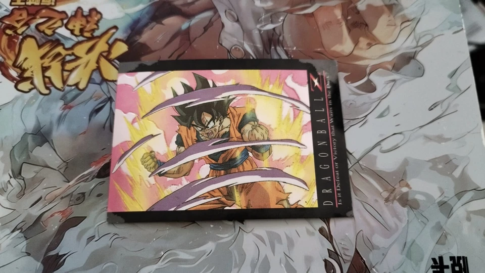 Carte Dragon Ball Trading Cards Chromium DBZ 068 Amada US set rare 68 Goku - Photo 1/1