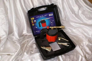 Saldatore a gas con accessori cannello con bomboletta saldatrice tubi stagno - Foto 1 di 1