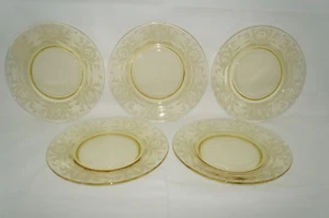 Platos de almuerzo Tiffin La Fleure amarillo (5), 8 1/8" - Imagen 1 de 12