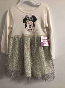 Disney Girls Minnie Mouse Dress Size 3 New - Picture 1 of 4