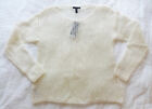 Eileen Fisher Mohair Blend Sweater Petite Large PL Top $258 Open Stitch SOFT NWT