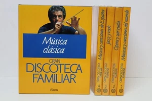 Enciclopedia GRAN DISCOTECA FAMILIAR Editorial Planeta 5 Tomos Año 1991 - Picture 1 of 1