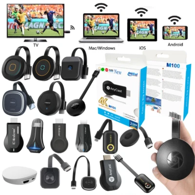 Wireless WiFi Display Dongle Empfänger Airplay Miracast DLNA 1080P/4K HD Adapter - Bild 1 von 4