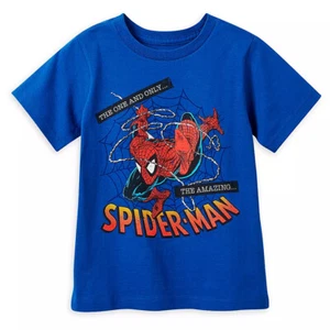 Disney Store Marvel Spider-Man T-Shirt Tee For Boys' Size XXS (2/3), XL (14) - Picture 1 of 2