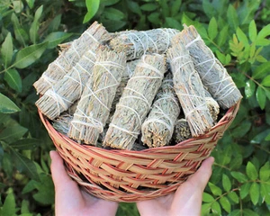 Prosperity Smudge Sticks Wholesale - 1,2,3,5,10,20 or 50 (Sage, House Cleansing) - Picture 1 of 10