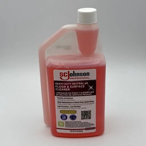 1 Qt. Heavy Duty Neutral Floor Cleaner sqeeze and pour bottle - Picture 1 of 4