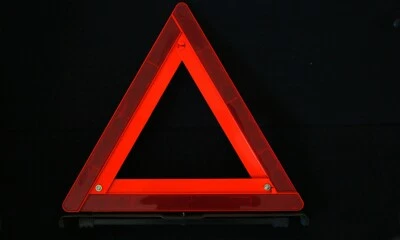 Toyota OEM Reflector de Advertencia Triángulo de Emergencia Nuevo de Lote Antiguo FJ40/45 BJ40/45 ¡Muy Raro! Foto 1 de 3