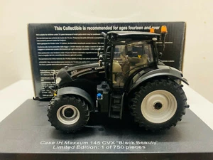 Case IH Maxxum 145 CVX Trattore Bellezza Nero Scala 1/32 Modello Limitato UH5380 - Foto 1 di 7