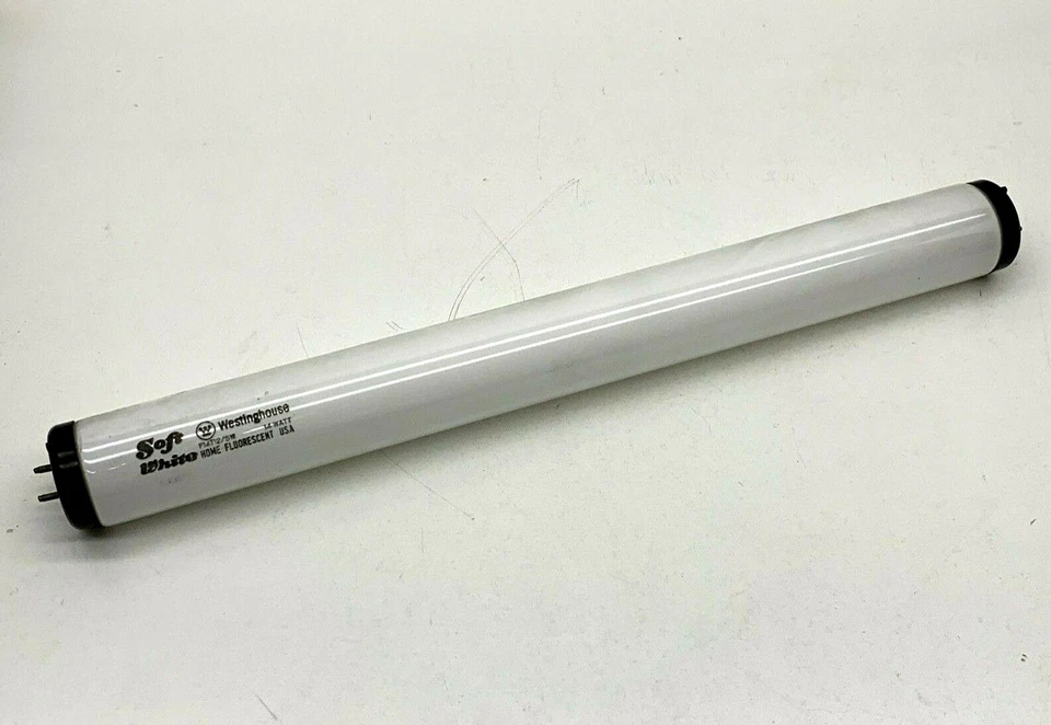 Westinghouse F14T12/SW Soft White Home Fluorescent Lamp Light Bulb 14W Black Cap - Image 1 of 4