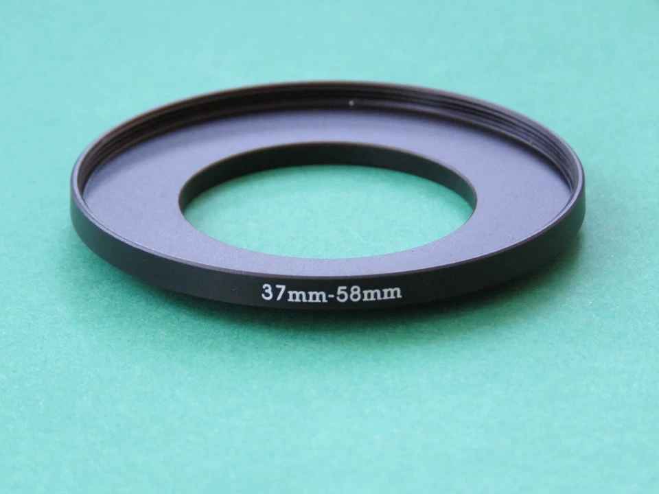37mm-58mm 37-58 Stepping Step Up Male-Female Filter Ring Adapter 37mm-58mm  - Image 1 of 2
