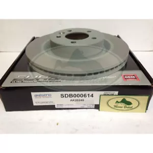 LAND ROVER FRONT BRAKE ROTOR DISC PAIR SET LR3 RANGE SPORT SDB000614 AKEBONO - Picture 1 of 2