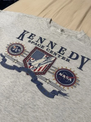 Camiseta vintage Kennedy Space Center cosida XL Foto 1 de 4