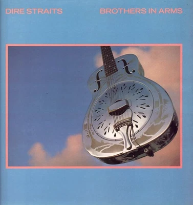DIRE STRAITS BROTHERS IN ARMS LP VINYL 9 track LP with inner and A5/B5 matrix. S - Image 1 of 4