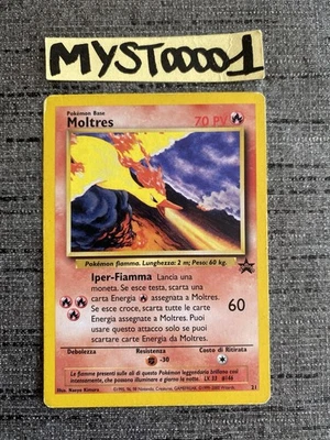Carte Pokemon Moltres Promo 21 Wizard ITALIEN Occasion - Immagine 1 di 4