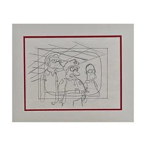 Schizzo disegnato a matita Homer Simpson - Foto 1 di 4