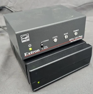 Extron MPA 152 Plus Mini Power Amplifier with Extron 28-284-07LF Power Supply - Picture 1 of 10