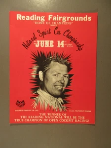 1969 Reading Fairgrounds Sprint Car Official Program - Picture 1 of 1