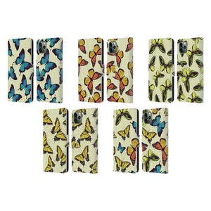 HEAD CASE DESIGNS PAPILLON ÉTUI COQUE EN CUIR POUR APPLE iPHONE TÉLÉPHONES - Photo 1 sur 11