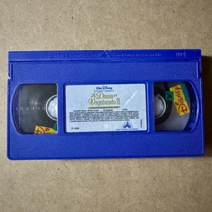 Tramp Lady Purple VHS Tape Dama Y El Vagabundo 2 Las Adventoras De Scamp Spanish - Picture 1 of 3