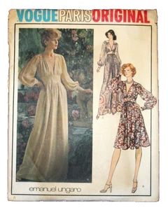 Vintage VOGUE PARIS Original 1132 Abendkleid ungeschnitten sehr guter Zustand Größe 8 - Bild 1 von 2