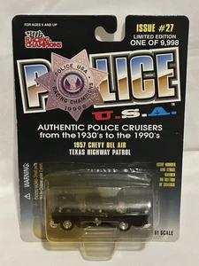 1998 RACING CHAMPIONS POLICE U.S.A. #27 1957 CHEVY BEL AIR TEXAS HIGHWAY PATROL - Bild 1 von 6