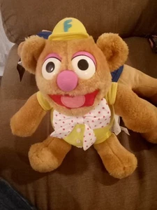 Vintage 1985 Hasbro Muppet Babies Softies Fozzie Stuffed Animal - Picture 1 of 5