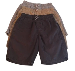3 Pair Lot Jumping beans Boys Cargo Shorts All Size-8-100% Cotton Light Weight - Picture 1 of 6