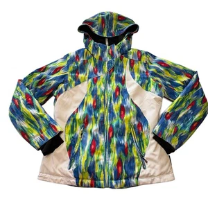 Obermeyer Comformax klassische bunte Pinsel Skijacke Größe 10 Damen - Bild 1 von 16