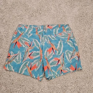Chubbies Women's Medium Lined Floral Leaves Paradise Hawaii Swim Board Shorts - Picture 1 of 8