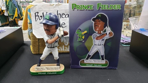 NIB 2007 PRINCE FIELDER BELOIT SNAPPERS BREWERS TIGERS RANGERS BOBBLEHEAD SGA Cover