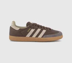 Adidas Samba Brown Putty Grey Gold Metallic 9UK - Picture 1 of 5