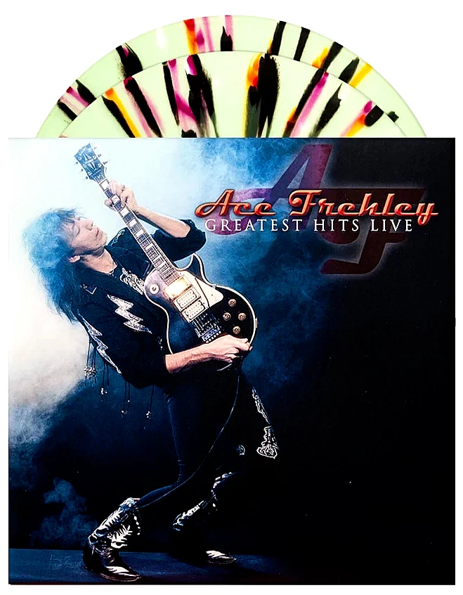 Ace Frehley Greatest Hits Live 2LP Green Black Purple Orange Splatter Vinyl kiss Foto 1 de 1