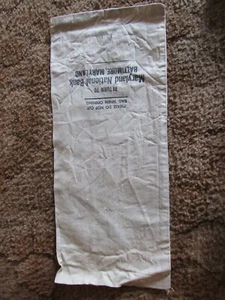 CANVAS BANKTASCHE!! NATIONALBANK von MARYLAND!!     "Größe 20"x10" #10 - Bild 1 von 3